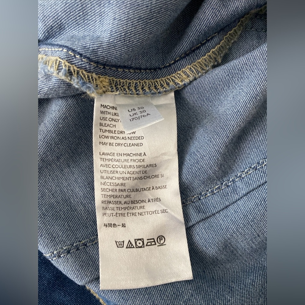 We The Free Penny Pull-On Flare Jeans Size 30 Made in Turkey - Picture 13 of 14